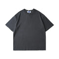 Custom Boxy 230 Gsm Oversized Men's Drop Shoulder Graphic Heavyweight T-shirt Luxury Blank Streetwear Solid Knitted 230 Gsm