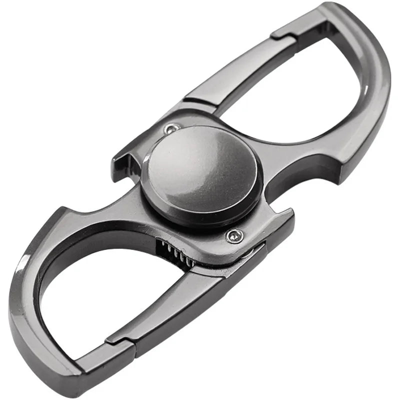 Fingertip Gyro Keychain Men's Creative Custom Gift Stainless Steel Car Key Waist Pendant Heavy Duty Car Key Chains