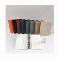 Top Sales Factory Classic Macaroon Waterproof PU Leather Cover Magnetic Closure Deluxe Budget Binder Size A6 Planner Binders