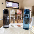 Wholesale 780ml Sport Water Bottle for Fitness Leakproof Clear  Large Durable Gym Plastic Bottle BPA Free with Time Markers