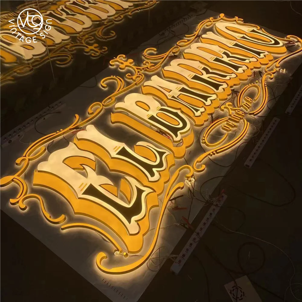 Metal 3d Acrylic Signage Big Events 12 Volt Light up Letters Electronic Business Signs for Sale Led Custom 3D Lighting Led Sign