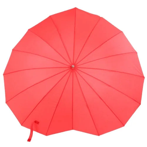 Custom logo Umbrella New Style Chinese Umbrella Wedding Heart Shape Couple Umbrella