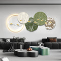 Nordic Modern Decorative Hotel Bedroom Wall Lamp Wall Art With Led Light Wall Decor Luxury Hanging Picture Painting