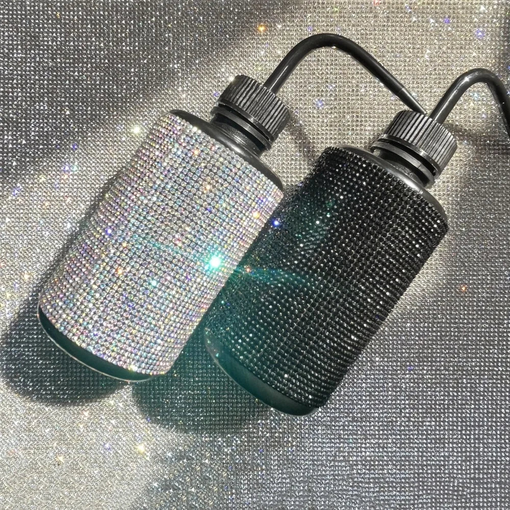 Colorful 150/250ML Plastic Squeeze Bottles for Lash Shampoo Tattoo Eyelash Cleanser Nylon Brush Bling Spray Cleaning/Wash Bottle