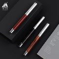 Trending 2026 High-Grade Classical Solid Wood Pen Natural Eco-Friendly Wooden Fountain Pen with 5 Nib Options