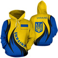 Fitspi Wholesale Country Custom Ukraine Ukrainian Flag 3d Printed Unisex Classic Sweatshirt Hoodie Pullover