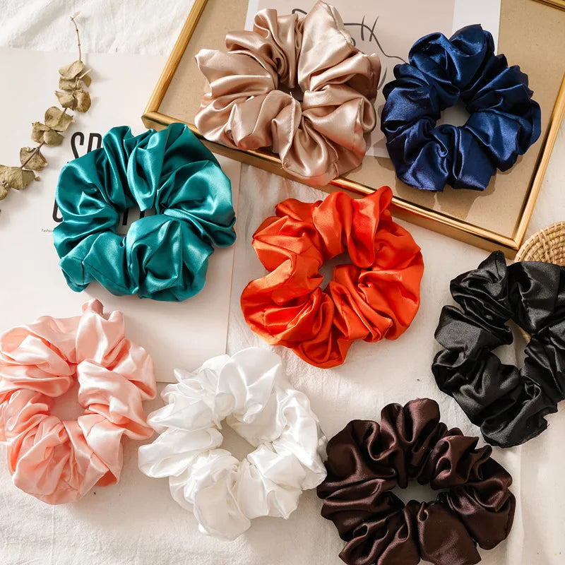 B.PHNE OEM/ODM Women Hair Accessories Scranchiesponytail Holders Satin Silk Hair Scrunchies for Girls 7~15 Days Butterfly Accept