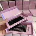 Matte Black Cashmere Individual Eyelash Extensions J B CC DD Curl 0.15mm Private Label Mega Volume 0.03 0.05 0.07 Sizes