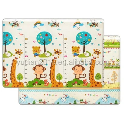 Chinese Supplier Puzzle Play Mat Educational Baby Gym Sports Toy Soft Kids Floor Mats PU Polyurethane Bath Mats Printed Foam XPE