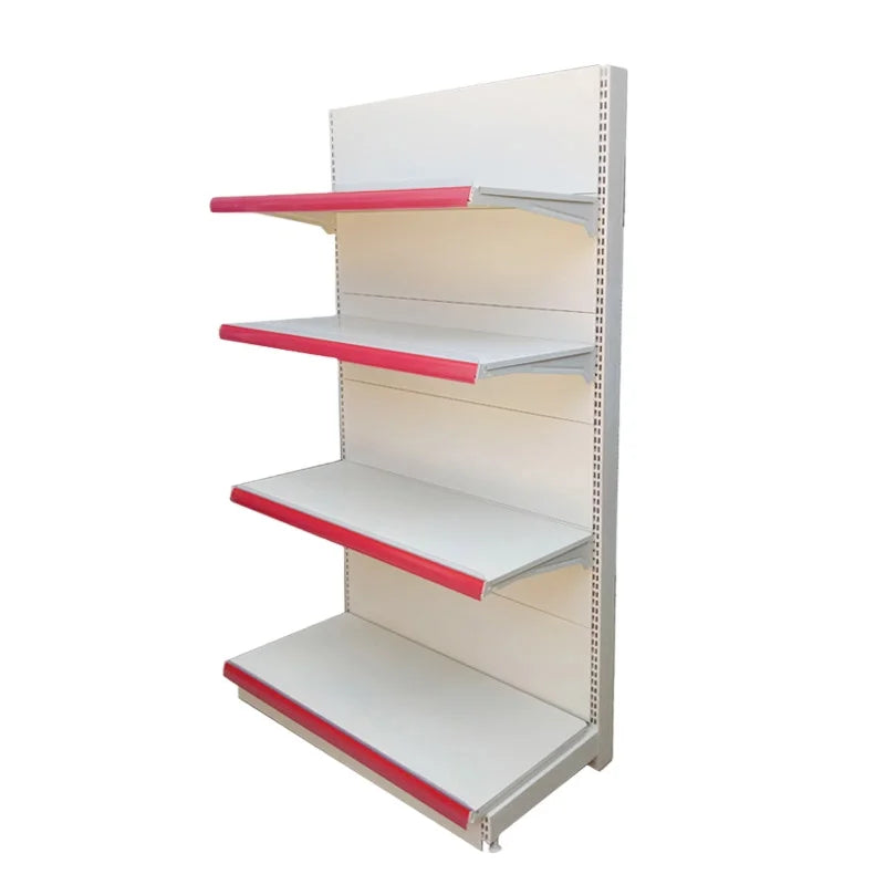 Heavy Duty Shop Display Shelving Store Used Shelves for Sale Single Sided Supermarket Shelves