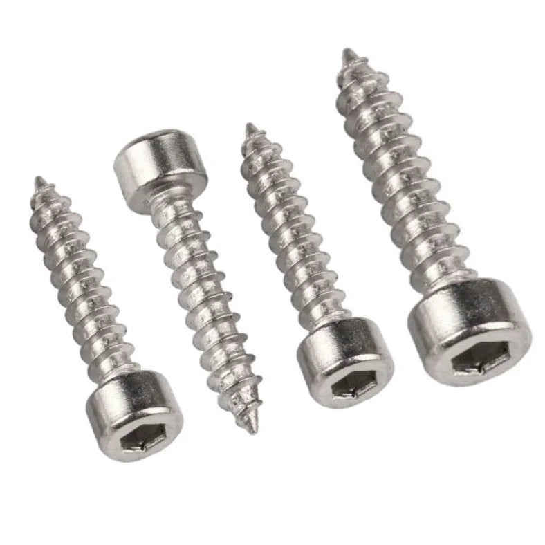 Stainless Steel A2 304 Hexagon Inside Socket Cap Round Head Self Tapping Screw M6 M8 M10
