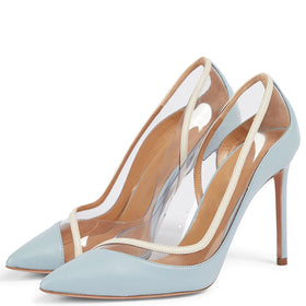 Heeled Pumps 10 cm Stiletto Pointed Toe Party Ladies Heels Women High Heel Dress Transparent Shoes