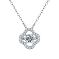 Mossanite Custom 0.5 Carat Diamond 18K Gold Plated Necklace With Single Moissanite Pendant for Gift Jewelry