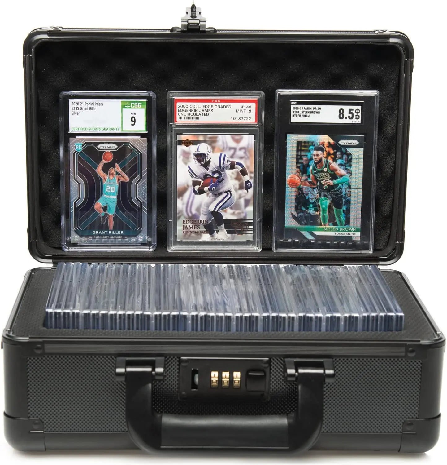 Graded Card Case 40+  BGS Graded Card Storage Box with 1 Slots
