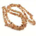 Natural Stone Beads 5mm-8mm Crystal Gemstone Sunstone Chips Beads for Jewelry Making Necklace