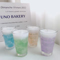 Love Sparkling Water Scented Candle Drink Shaped Candle Handmade Birthday Gift Cute Jelly Wax Scented Candle