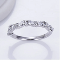 Fashion Jewelry for Women MSR-1276 Wholesale Classic D VS White Diamond Wedding Ring 18K Gold Lab Grown Diamond Ring