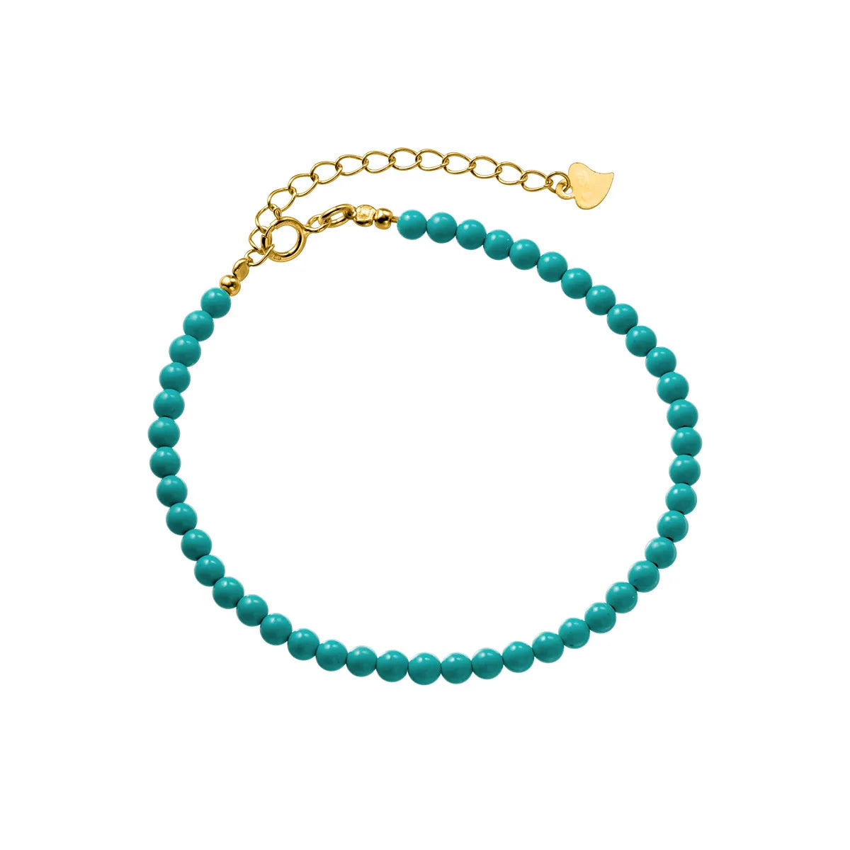 Elegant Lady Fashion S925 Silver and Gold Plated Natural Turquoise Bracelet for Parties and Gifts