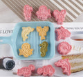 Saffron 8pcs/box Sea Creature Cookie Cutter Set Marine Life Dolphin Turtle Lobster Shark Large Cookie Cutters