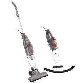 Silent Brush Motor 450W Corded Portable Stick Vacuum Cleaner Cyclone HEPA Filter Car Use Electric 15kPa Suction 90 Min Runtime