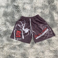 DENIMGUYS Wholesale Mesh Shorts Custom Graphic Digital Printed Men Breathable Quick Dry Beach Swimming Trunks 5 Inch Pants
