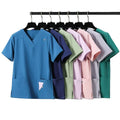Wholesale Custom Fitted Unisex Fashion Nurse Medical Uniforms Jogger Spandex Stretch Fashion Scrub