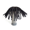 Black Color Dread Lock Fine Mono Lace Wholesale Cheap Human Hair Pieces Toupee for Men Ready to Ship