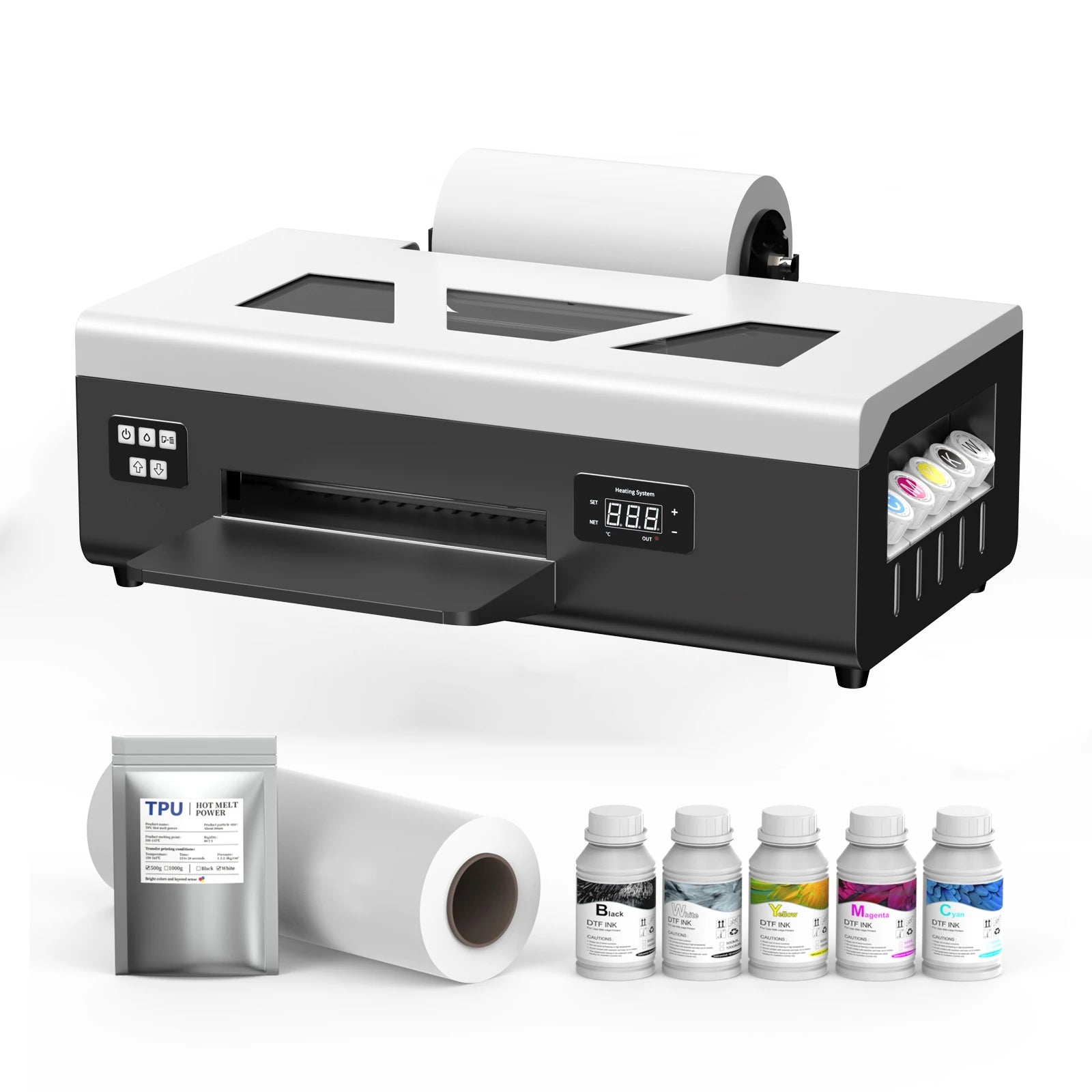COLORSUN EU Professional DTF Printer L800 L805 A4 Printer Direct-to-Film PET Film Printer for T-Shirts Hoodies Garment