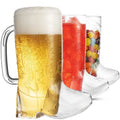 Cowboy Boot Mugs 17oz Plastic Large Cowgirl Boot Shot Cups With Handle for Western Theme Bachelorette Party Birthday Supplies