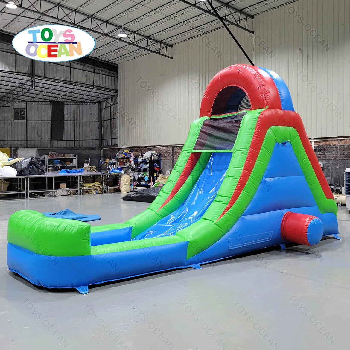 Factory Custom Home Backyard Slide Small Commercial Inflatable Water Slide for Kids