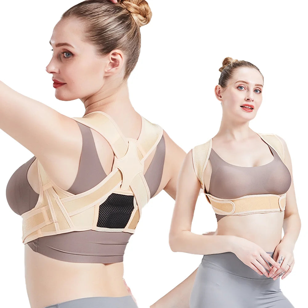 Breathable Back Straight Belt Compact Posture Corrector and Support Features Compact Posture Corrector