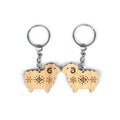 2024 New Design Popular Laser Cutting Personalized DIY Craft Wood Keychain