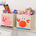 Folding Kids Toy Storage Box Animal Storage Basket for Nursery Toys Organizers
