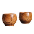 High Quality Custom Logo Mini Wooden Restaurant Drinking Cups Korean Wood Cup