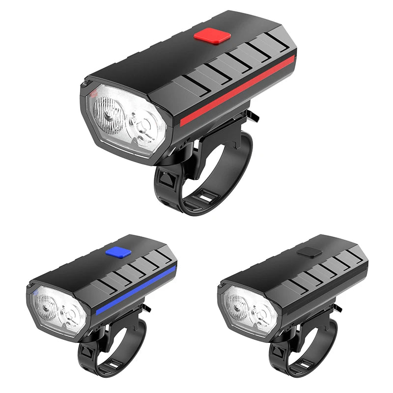 Yun Hot Sale Outdoor Mountain Solar Light with Horn Light Plastic Night Cycling Bicycle LED Bicycle Light