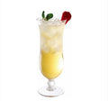 Ball Stem Glass 410ml Plastic Cocktail Glasses 14oz Clear Polycarbonate Cup