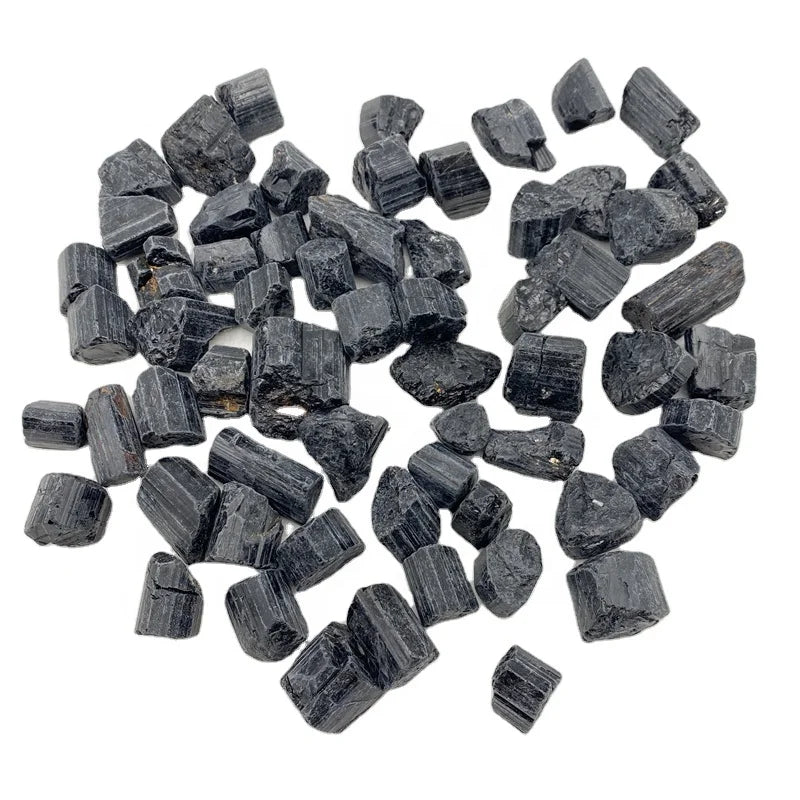 Wholesale Natural Raw Black Tourmaline Crystal Tumbled Stone
