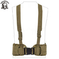 Tactical Vest Molle Belt Men's Special 1000D Nylon Convenient Combat Girdle EAS H-shaped Adjustable Soft Padded
