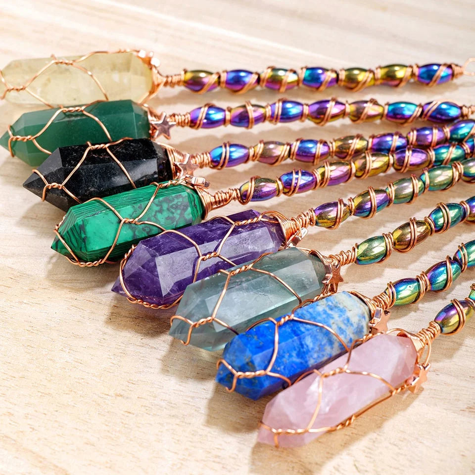 New Arrivals Energy Healing Crystal Column Point Small Scepter Crystal Magic Stick