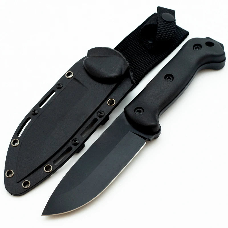 Customizable Industrial Hunting Knife Plastic Handle Stainless Steel Aluminum Blade for Survival Camping Tactical Use DIY Grade