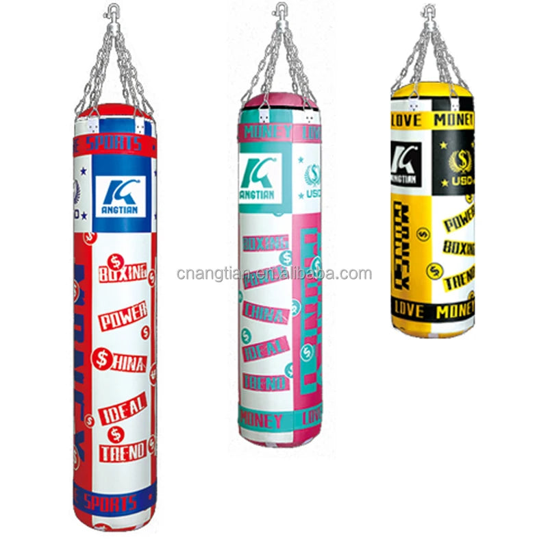 ANGTIAN Supplier in China Wholesale Boxing Punching Bags /Heavy Bags /fitness Gym Equipment Boxing Bags
