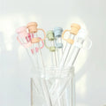 PAISEN Dust-Proof Silicone Straw Caps 0.4in/10mm Diameter Available Pink Blue White Green for Water Bottle Beverage Serving Sets