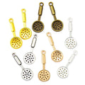 AA00259 Colorful Soup Strainer Shape Charms Spoon Pendant for DIY Bracelet Necklace Jewelry Accessory DIY Craft