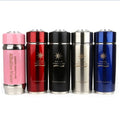 Powerful Colorful Stainless Steel Tourmaline Nano Alkaline Vacuum Insulated 420ml Water Flask Premium Tumblers Gift