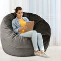 Custom 120dia X 71cm 48" Dia X28" Artificial Sofa Cover Beanbag Living Room Lounge Family Reading Lazy Sofa Chair