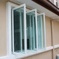 D-TOP SHENZHEN 2023 Modern Wooden Aluminum Casement Window Soundproof Folding Smart Window Glass Surrounding House Exterior MegaBDM