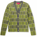 Custom Mens Knitted Cardigan Sweater Long Sleeve Cotton Crew Neck for Winter Fashion Casual Loose Fit