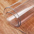 PVC Table Cloth Transparent Clear Desk Cover Protector 1.0mm/1.5MM /2MM  Plastic Soft Glass Waterproof Oilproof for Dining Table