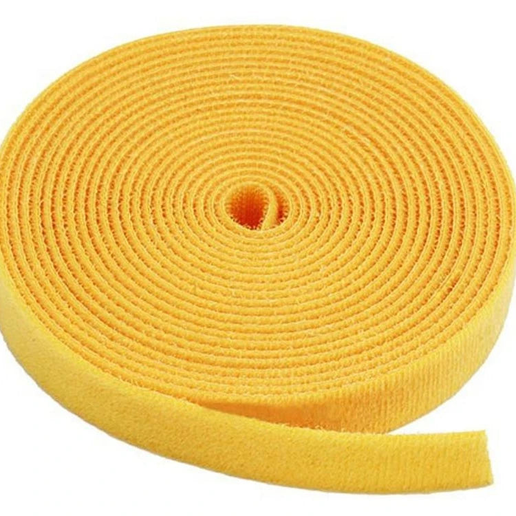 Custom Design Eco-Friendly Heat Resistant Self-Adhesive Nylon Hook and Loop Tape with Cable Tie Back Roll ROHS Certified