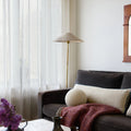 Custom Linen Texture Tulle Curtains Pleated Modern European Style Window Shade for Living Room Hospital European Shower Curtain